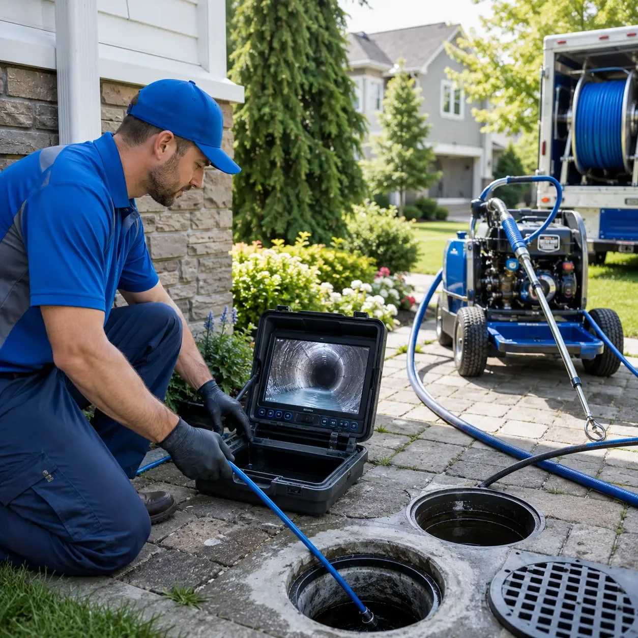Outdoor drain cleaning professionals serving Woodward, IA
